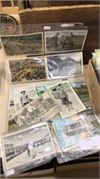 Group of military related photo postcards and