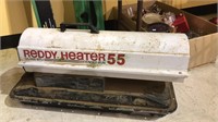 Reddy heater 55, 55,000 BTU extended run, runs on