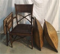 Bamboo Arm Chair, TV Tray & More