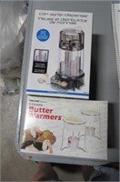 Butter warmers and coin sorter