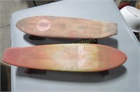 2 skateboards