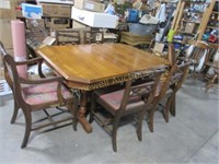 1940's table and 6 chairs