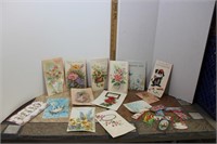 Vintage Greeting Cards and Christmas Tags