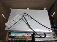 DVD player, DVDs and Blue Rays
