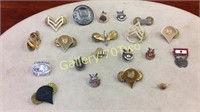 Selection of military themed pins-some are