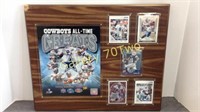 Dallas Cowboys All-Time Greats wall plaque with