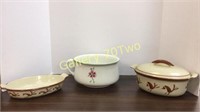 Antique Husqvarna porcelain/metal bakeware with