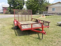 10'X 6' S/A TRAILER WITH FOLDING REAR RAMP