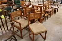 6 Oak Contemporary Chairs
