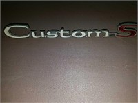 Vintage Custom S emblem