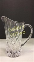 Large Waterford? Crystal pitcher approximately 8