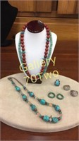 Turquoise and Gemstone necklaces with