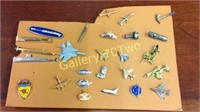 Selection of vintage Space and military planes
