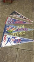 Texas Rangers Collectors Pennants-includes spring