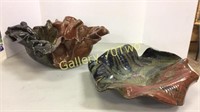 Miller's Mud Hill Pottery handmade abstract bowls