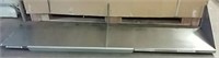SS Wall Shelf w/receipt holder, 97 x 20