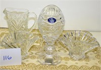 Crystal Lot Creamer Candle Holders More