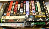 Lot Scary & Halloween Movies VHS