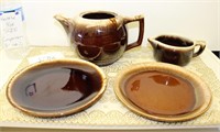 MCCoy Tea Pot & Plates Lot