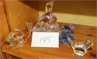 Glass Seal Figurine, Glass Whale & More