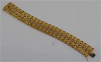 Good 18ct yellow gold bracelet