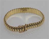 Italian 9ct yellow gold bracelet