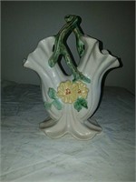 Vintage Weller double vase measures about 12.5