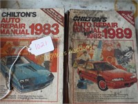 Lot Of Two Chilton Auto Repair Manuals