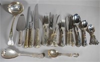 Silver plated kings pattern cutlery