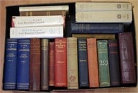 Twenty assorted vintage biography books