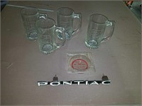 Pontiac memorabilia and Pontiac car emblem