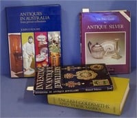 Four various antique collectors books