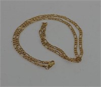 9ct yellow gold fancy link chain