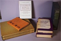 Two volumes of vintage Australian literature books