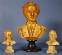 Signed A.Gianelli "composer Frederick Chopin" bust