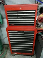 24 drawer tool box, does not have keys