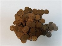 APPROX 1LB WHEAT PENNIES UNSEARCHED