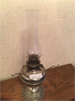 Kerosene lamp.