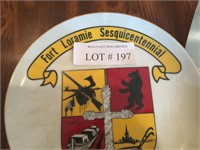 Fort Loramie Sesquicentennial Plate.