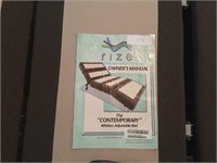 Rise adjustable wireless bed.