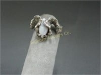 Ring: Size 5.75 Hand Made Navajo Sterling Silver