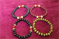 4pc Beaded bracelets