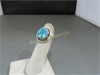 Ring: Size 8 Hand Made Navajo Sterling Silver