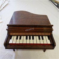 Vintage Child's Wooden Toy Grand Piano