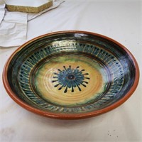 Vintage Cepelia Ceramic Folk Art Bowl