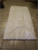 White Twin Bed Mattress Topper Cover