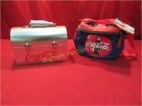 Coca-Cola Metal Lunch Box, Soft Side Cooler
