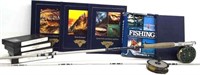 Fly Rod & Reels w/ (5) Fishing Books & More