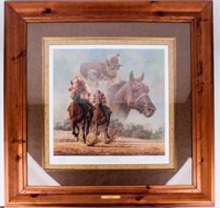 Art “Seabiscuit"  Limited Edition Fred Stone