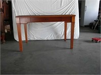 Wood Desk with Black Granite Top